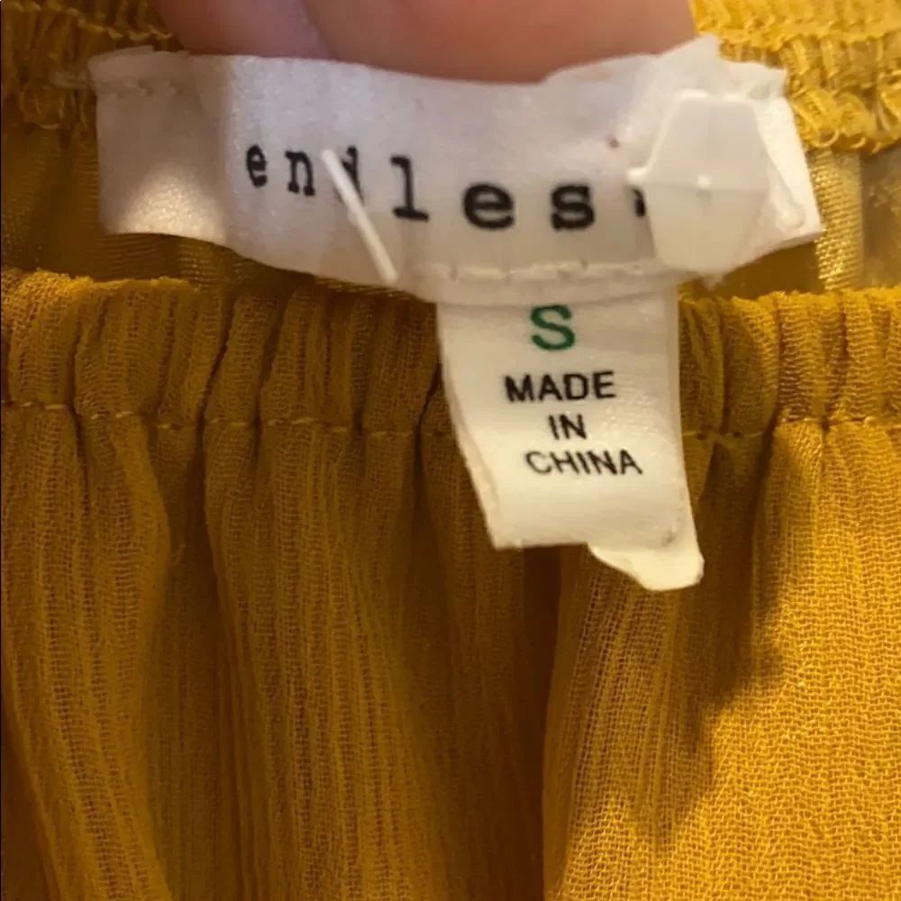 Revolve Endless Rose Mustard Romper - Picture 8 of 9